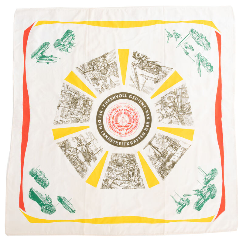 German Memorial Scarf & Doily of NVA | New, , large image number 0